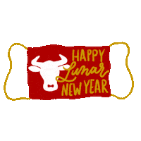 New Year Mask Sticker by INTO ACTION