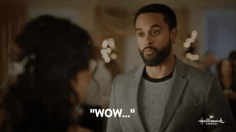 Christmas In July Wow GIF by Hallmark Channel