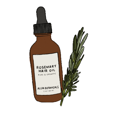 allpabotanicals hair care rosemary hair growth hair oil Sticker