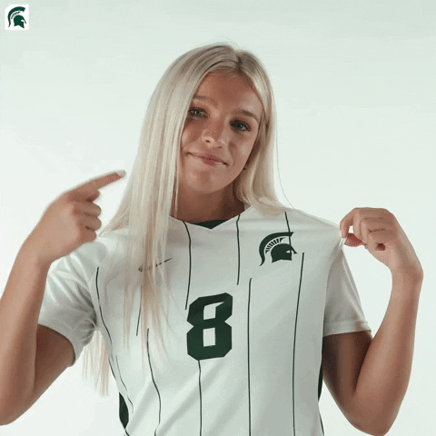 Go Green Womens Soccer GIF by Michigan State Athletics