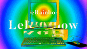 LeRainbow retro instagram 3d vhs GIF