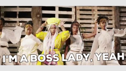 enthusemag giphygifmaker queen bossy boss lady GIF