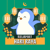 Pray Hari Raya GIF by Pudgy Penguins