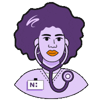 Woman Doctor Sticker by Novant Health