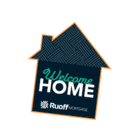 Ruoff home mortgage welcome home homeowner Sticker