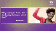 Excited Michaela Coel GIF by TV Guide