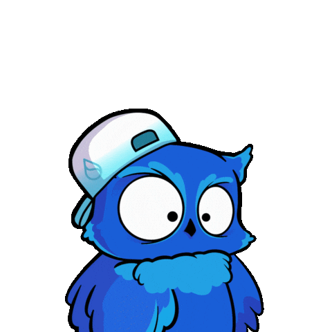 Crypto Owl Sticker by BigBrains