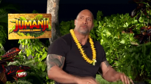 the rock smolder GIF by Dish Nation