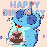 Happy Birthday GIF by Croakey
