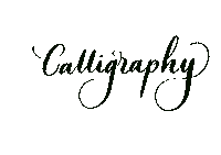 Calligraphy Sticker