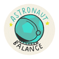 brazilianunited buc brazilianunited astronaut balance Sticker