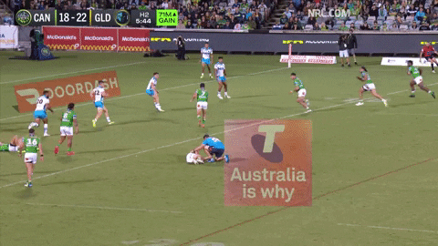 Nrl Green Machine GIF by Canberra Raiders