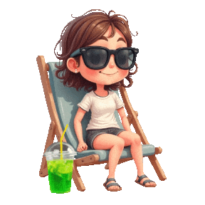 Summer Beach Sticker