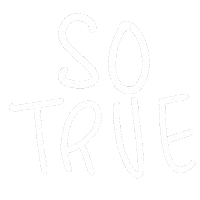 Truth White Text Sticker