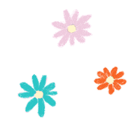 Flower Power Summer Sticker by Lara Paulussen