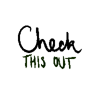 New Post Check This Out Sticker by westeggpress