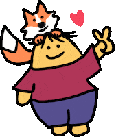 Best Friends Love Sticker by Ruppert Tellac