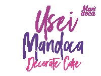 decorate cake eu usei mandoca Sticker by MANDOCA