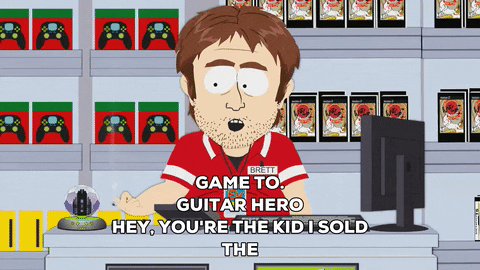 asking guitar hero GIF by South Park 