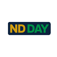 NDLoyal ndday notre dame day nd loyal Sticker