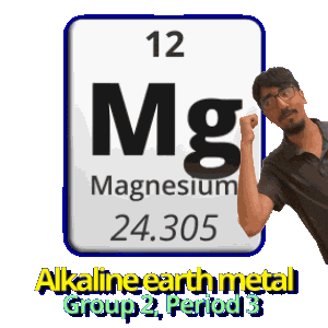 Mg Magnesium Sticker