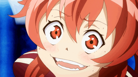 giphyupload anime excited drugs tripping GIF