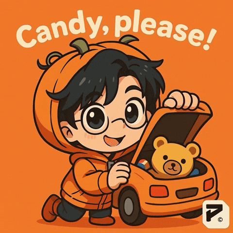 Excited Trick Or Treat GIF by Persona