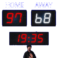 68 Away Sticker