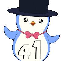 Penguin Fourone Sticker by Pudgy Penguins