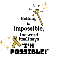 LittleHeroFoundation gogold goldribbon littlehero morethan4 Sticker