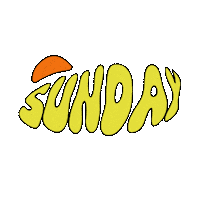 i_seensee yellow weekend boom sunday Sticker