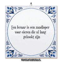 Wijsheid Spreuk Sticker by Tegelspreuken.nl
