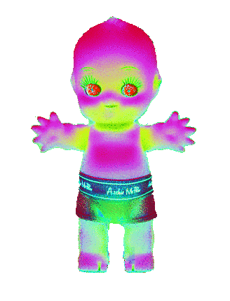 baby rainbow Sticker by Toy Joy