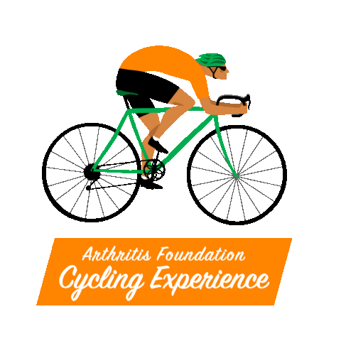 West Coast Bike Sticker by Arthritis Foundation