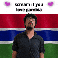 Gambia Flag Gm GIF