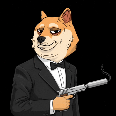 James Bond Illustration GIF by Doge Pound
