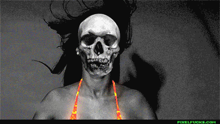 skull bikini GIF