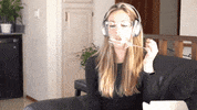 PhysicsGirl singing glass smash broken glass GIF