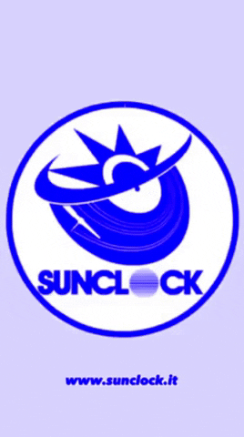 Sunclock giphygifmaker music house techno GIF