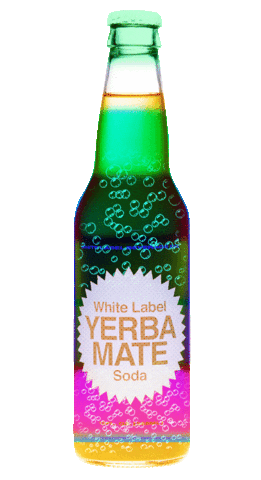 Yerba Mate Rainbow Sticker by White Label Yerba Mate Soda