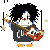 Get To Know Me The Cure Sticker by Pudgy Penguins