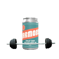 Workout Exercise Sticker by Harmon's Non-Alc Craft Beer