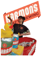 Rubber Duck Canada Sticker by Harmon's Non-Alc Craft Beer