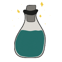 Witch Doodle Sticker