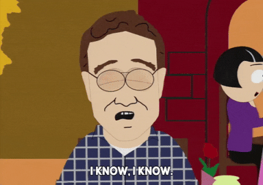 glasses talking GIF by South Park 