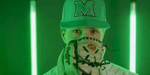 Baseball Ball GIF by Marshall University Athletics