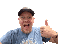 RevolutionCC happy good thumbs up silly Sticker