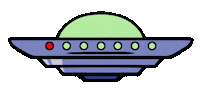 Space Aliens Sticker by Camelot