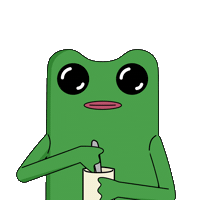 Just Chilling Tea Time Sticker by fwogs