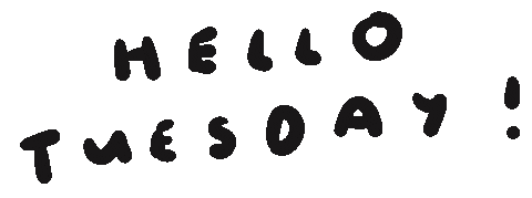 Tuesday Hello Sticker by sembangsembang